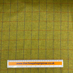 Olive Wool Tweed Check