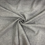 Super Soft Grey Wool Flannel
