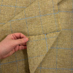 Sand Windowpane Check Wool