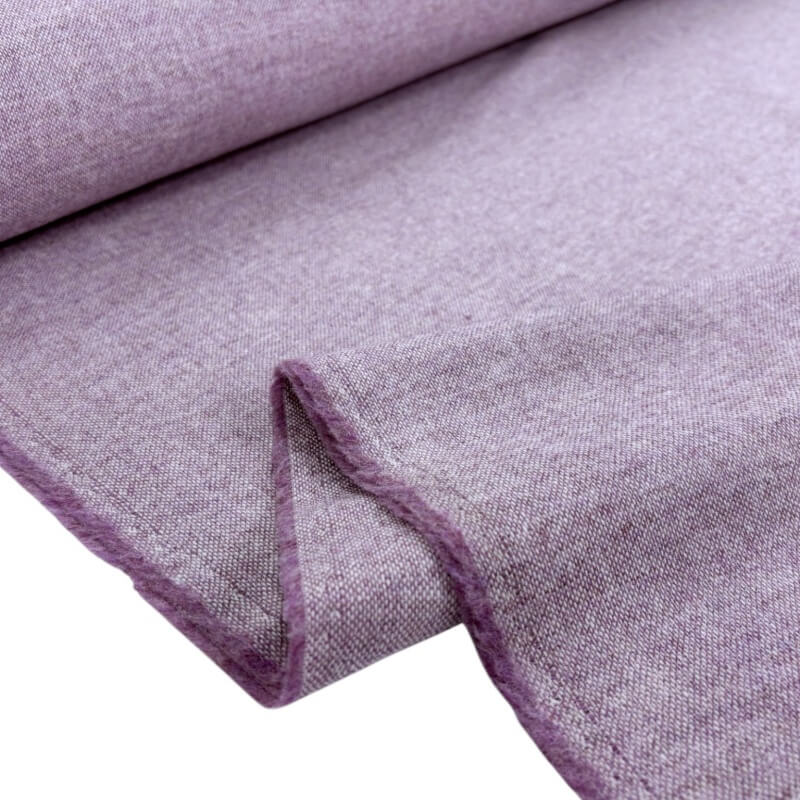 Image of Donegal Lilac Plain Weave Wool