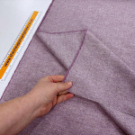 Donegal Lilac Plain Weave Wool