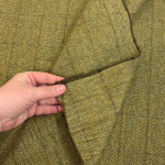 Olive Herringbone Wool