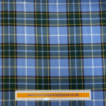 Mid Blue Plaid Wool