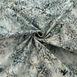 Coral Fossil Dark Celadon Batik Cotton