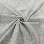 Dahlia Petals Light Grey Batik Cotton