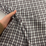 Black, White and Red Tartan Cotton Lawn