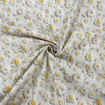 Embroidered Daisies Cotton