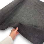 Black Cotton Stretch Denim