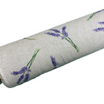 Lavender Sprig Linen Look