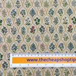 Botanical Trellis Linen Look