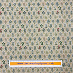 Botanical Trellis Linen Look