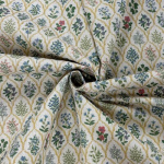 Botanical Trellis Linen Look