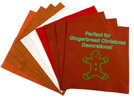 Gingerbread Craft Felt Pack
