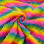 Rainbow Stripe Fur
