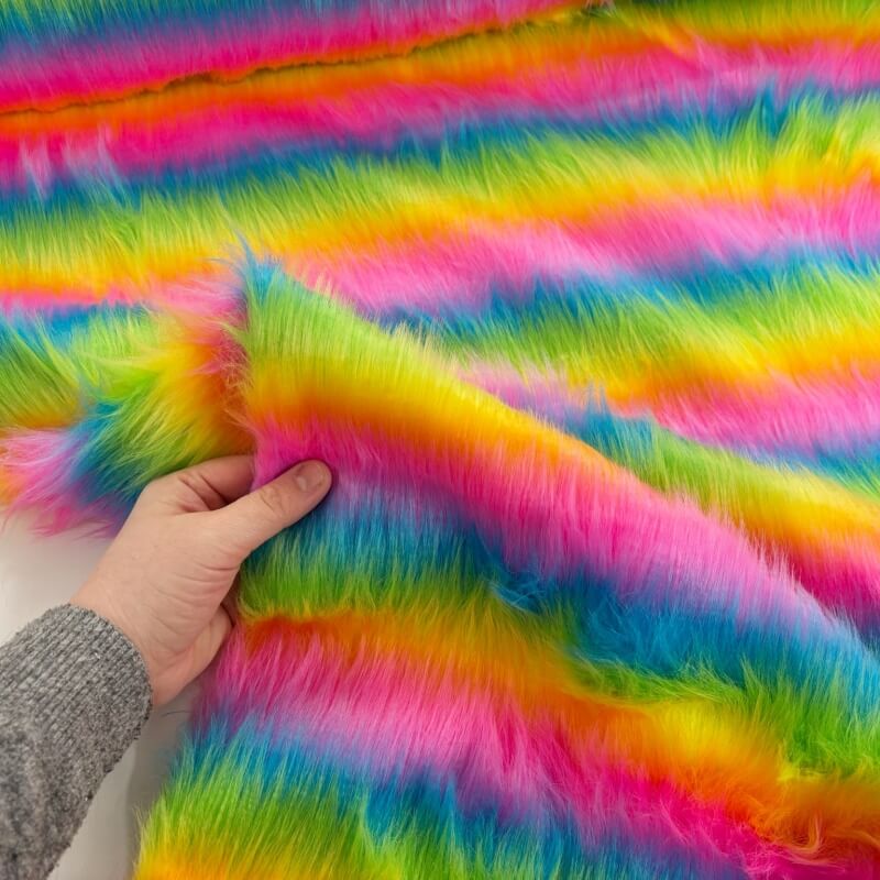 Image of Rainbow Stripe Fur