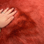 Roman Red Faux Fur