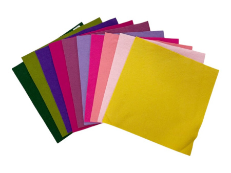 Garden Flowers Craft Felt Pack