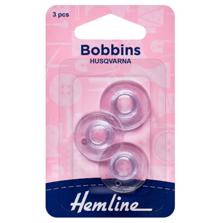 Clear Plastic Husqvarna Bobbins