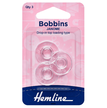 Clear Plastic Janome Bobbins