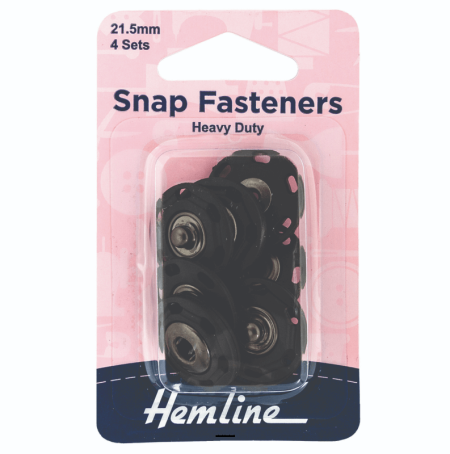 Black Heavy Duty Large Snap Fasteners