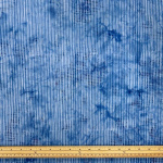 Striped Blue Batik Cotton
