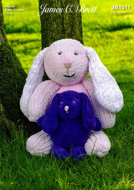 James C Brett Rabbits Pattern JB1011