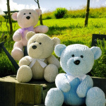 James C Brett Flutterby Teddy Bear Pattern JB1013