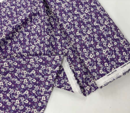 Liberty Arley Blossom Purple Lasenby Cotton