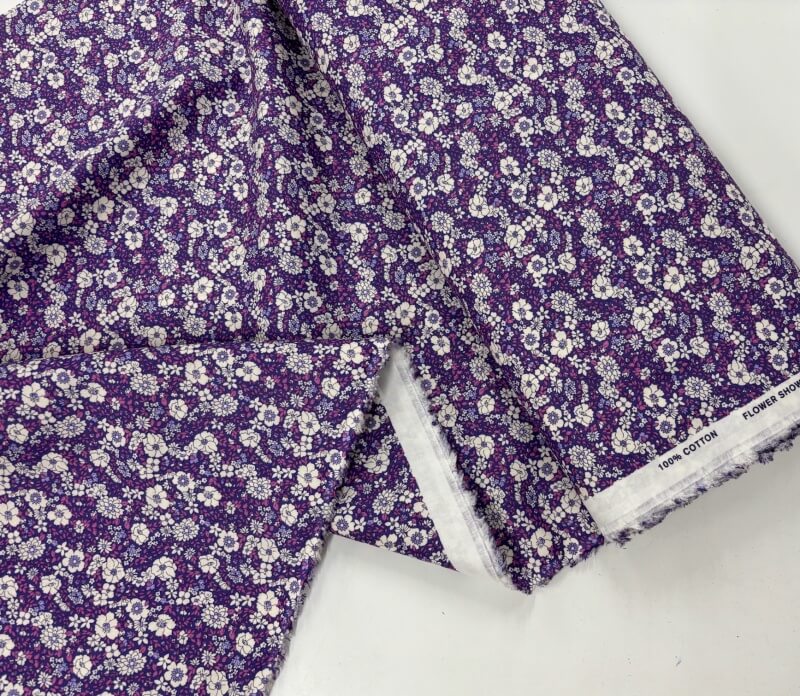 Image of Liberty Arley Blossom Purple Lasenby Cotton