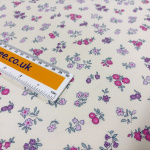 Liberty Posy Sprig Purple Lasenby Cotton