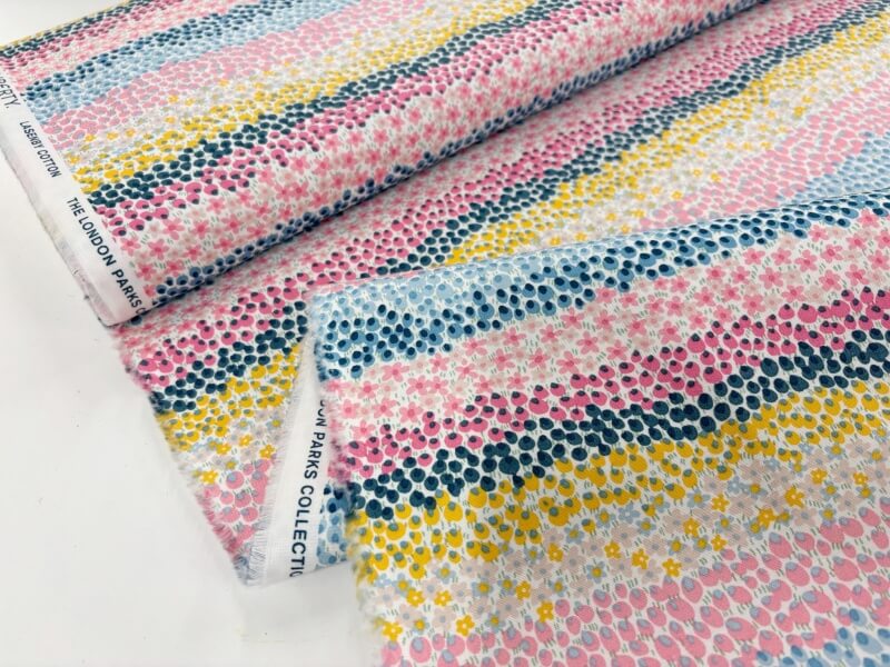 Image of Liberty Regents Borders Stripe Lasenby Cotton