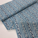 Liberty Topiary Stripe Lasenby Cotton