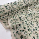 Eucalyptus Leaves Linen Look