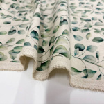 Eucalyptus Leaves Linen Look