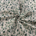 Eucalyptus Leaves Linen Look