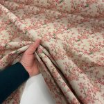 Cherry Blossom Linen Look