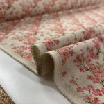 Cherry Blossom Linen Look