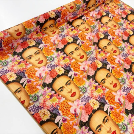 Freda Faces Floral Mango Silk