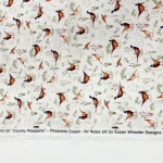 Country Pheasants Quilting Cottons