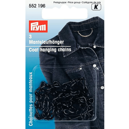 Coat Hanging Chains Black