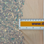 Nude Stretch Iridescent Sparkle Sequin