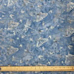 Moths and Dragonflies Batik Cotton