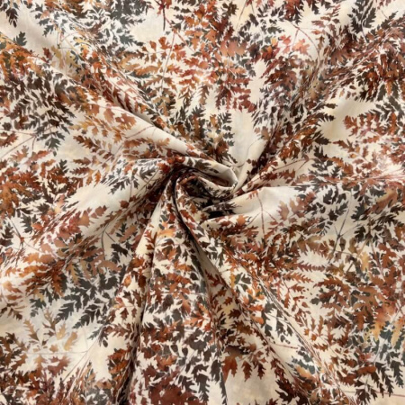 Bracken Brown Batik Cotton