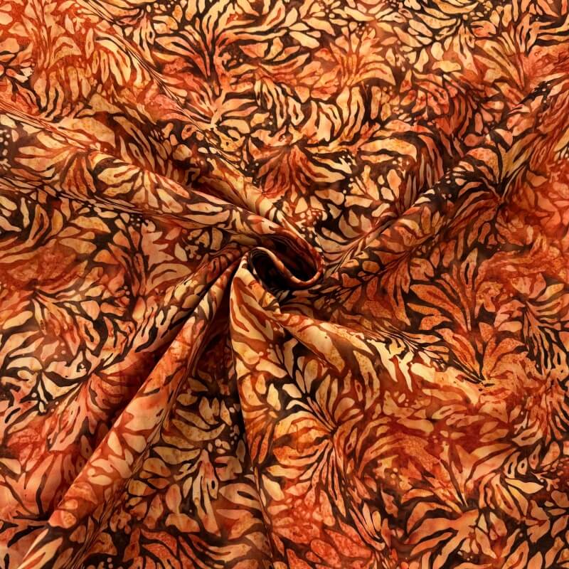 Image of Fire Flower Batik Cotton