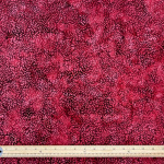 Cherry Dahlia Petals Batik Cotton