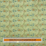 William Morris Larkspur Green Polycotton