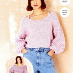 Stylecraft Crochet Top and Sweater Pattern 10207