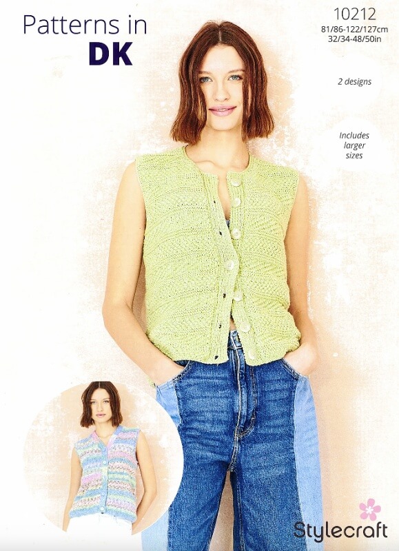 Image of Stylecraft Waistcoats Pattern 10212
