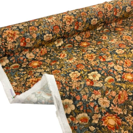 Vintage Flowers Baby Cord