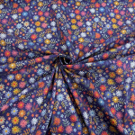 Stitched Effect Flowers Cotton Lawn